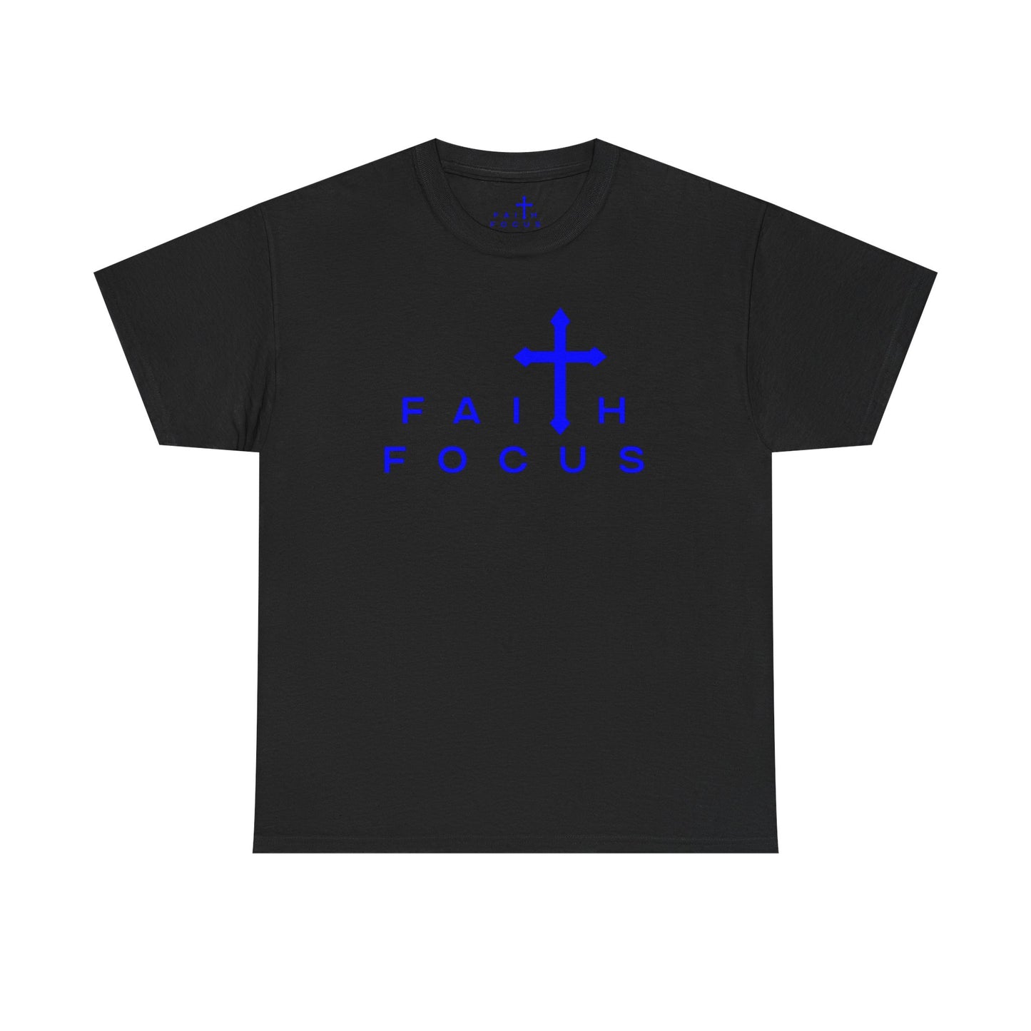BLACK and BLUE Faith Focus Unisex Tee